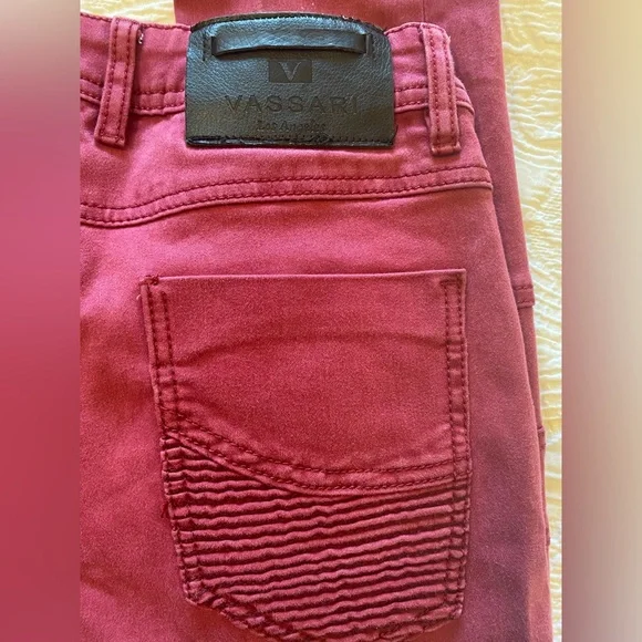 Men’s Biker Denim Jeans - Picture 7 of 8